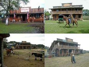 Westernové městečko Ранчо Rolftown - kemp a ubytovna [Увеличить - новое окно]