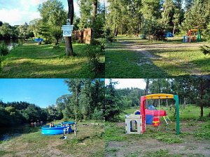 Vodácké tábořiště pod hradem Rabí [Увеличить - новое окно]